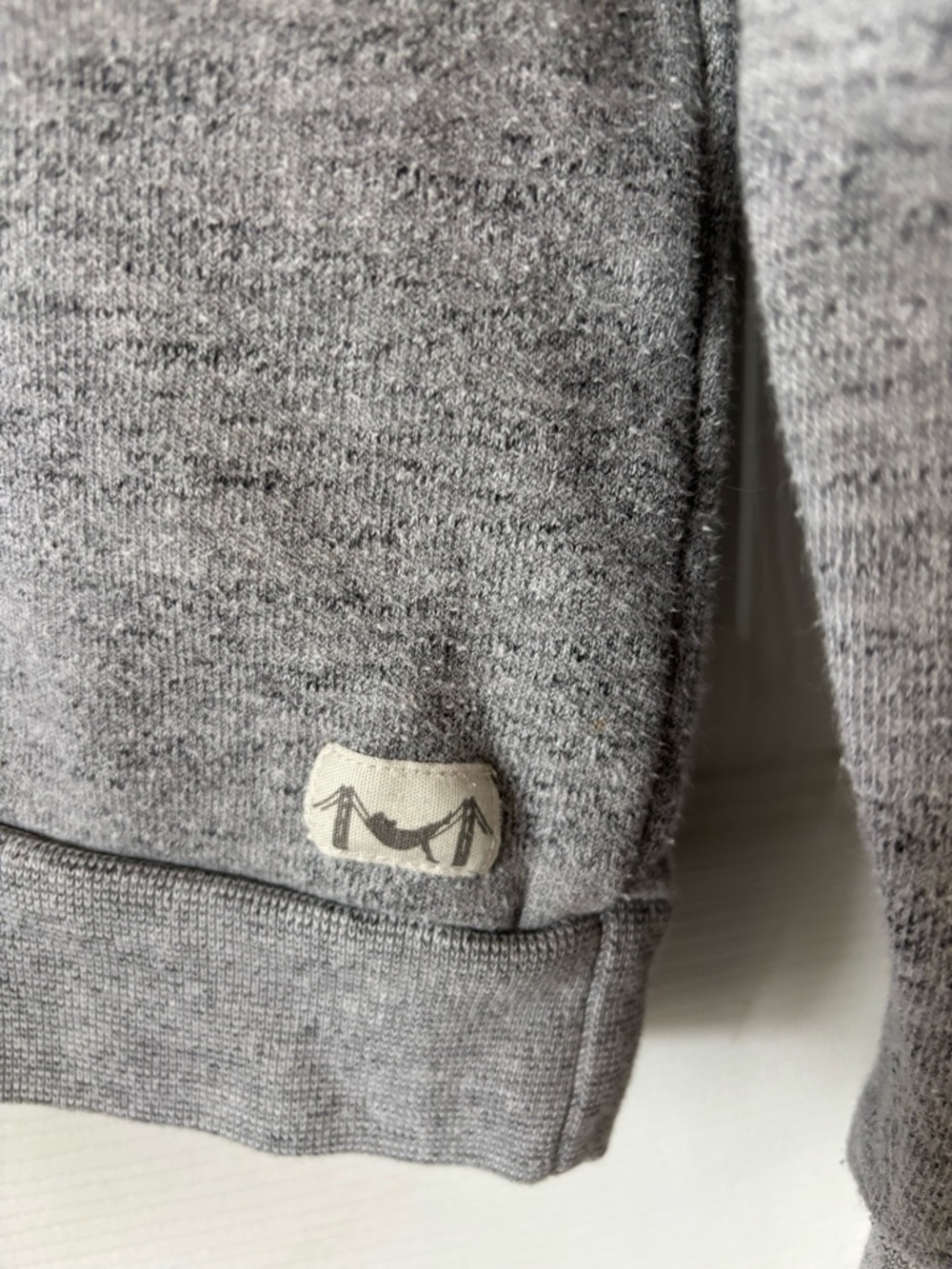 Marine Layer Light Gray Crewneck Sweatshirt - Picture 3 of 5